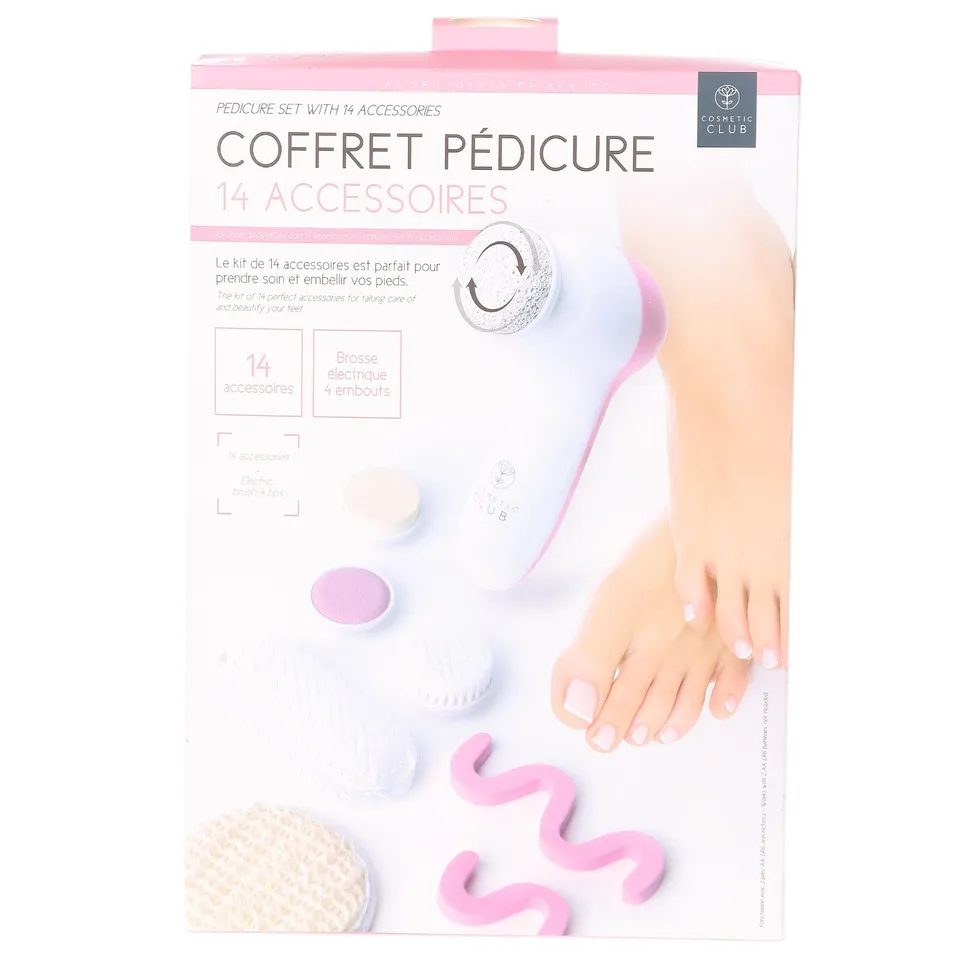Stokomani Beauté et bien-être Coffret pédicure 14 accessoires pieds