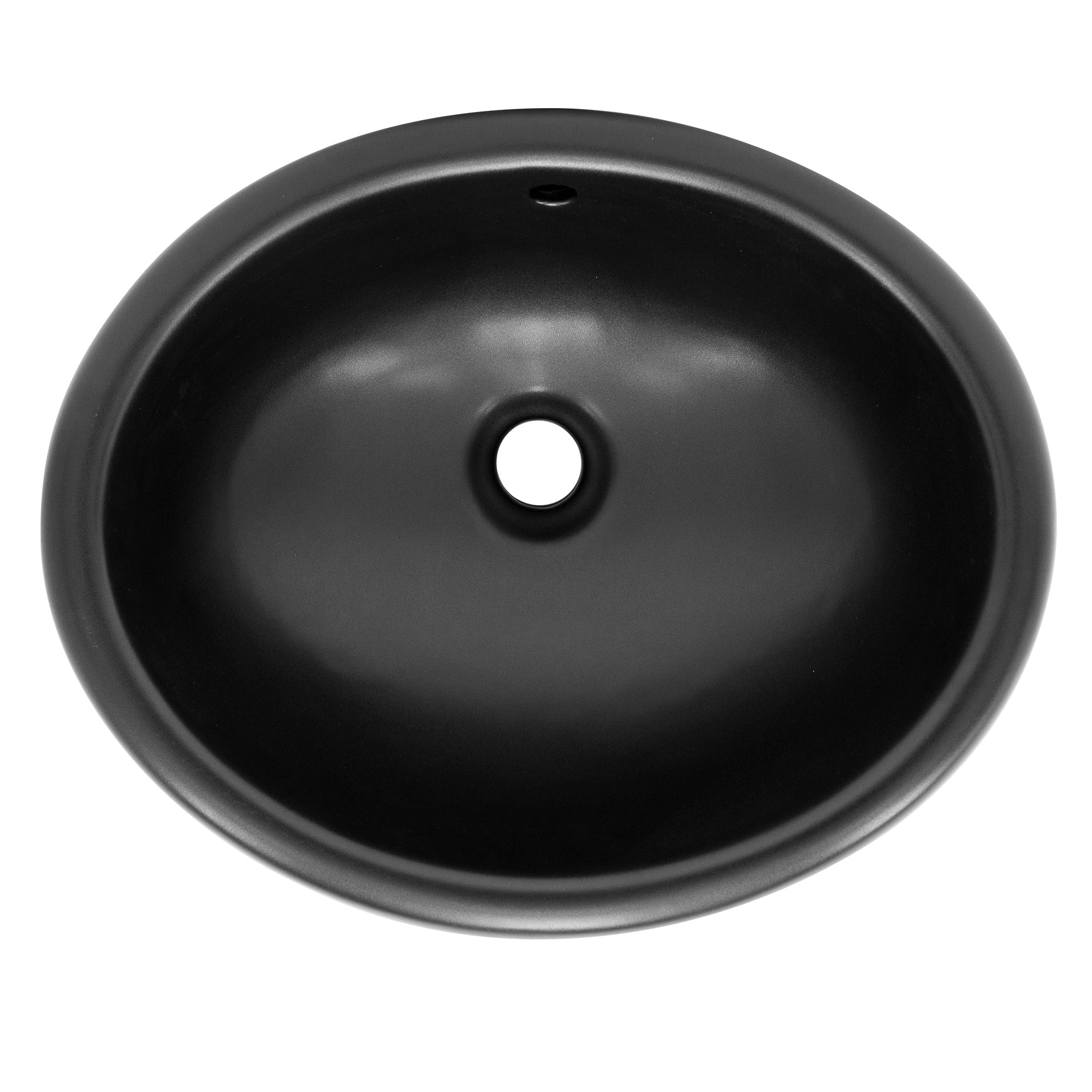 ECD Germany Sanitär ML-Design Vasque 49x40 noire bonde argent