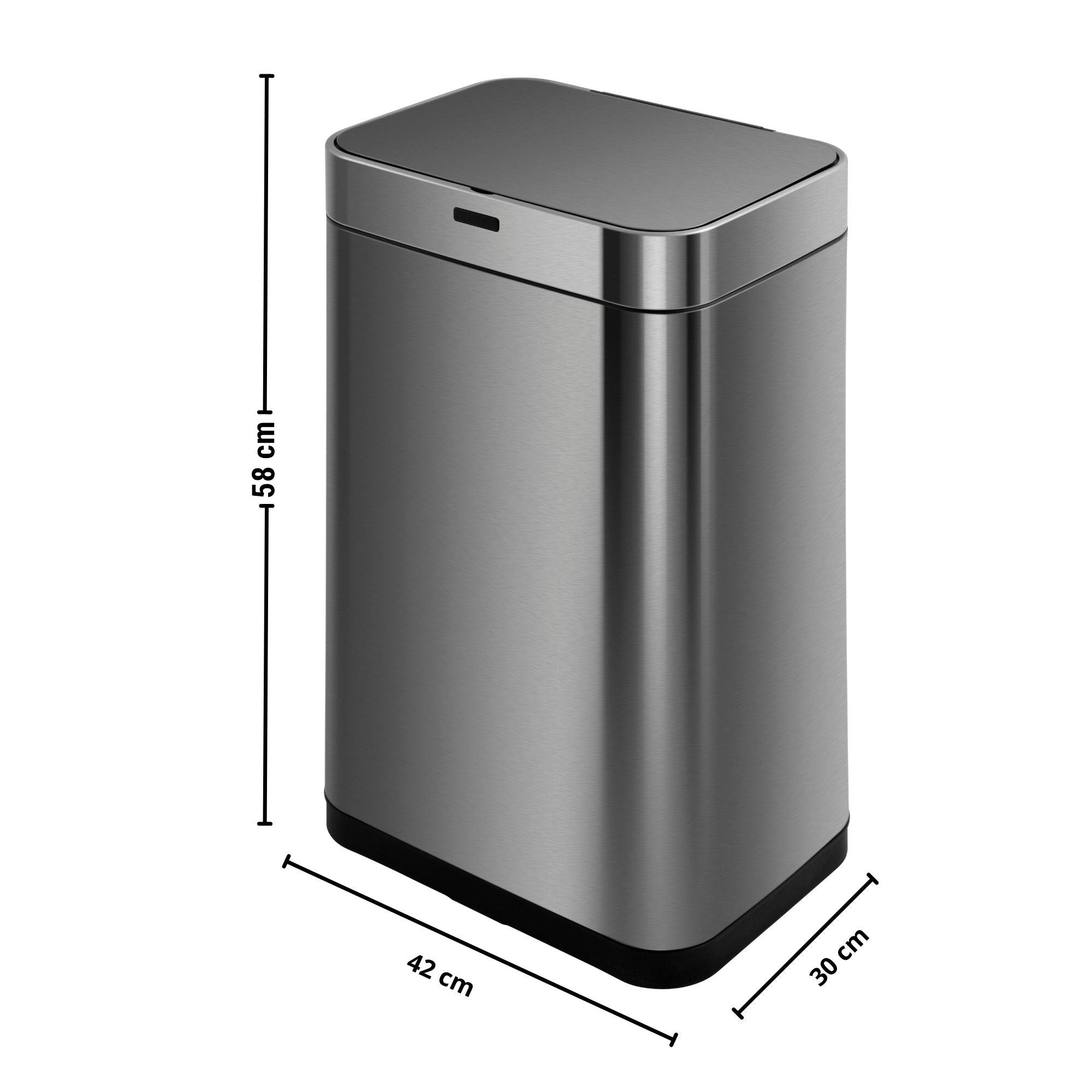 Red Deco Upper poubelle cuisine automatique 60L inox