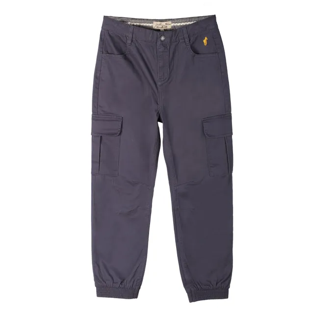 Stokomani Mode pantalon cargo bleu foncé enfant 08A