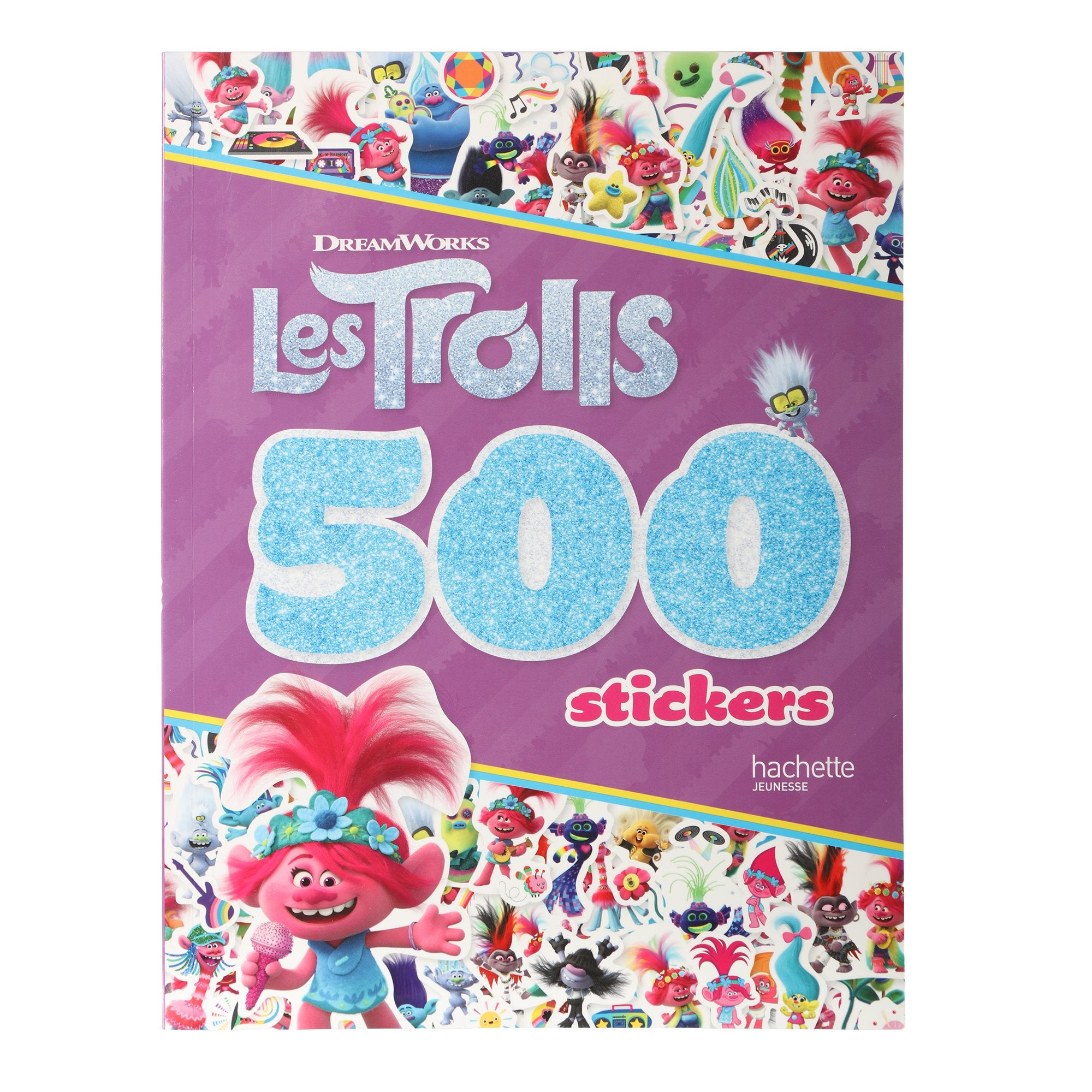 Trolls 500 Cahier Stickers Autocollants Poppy