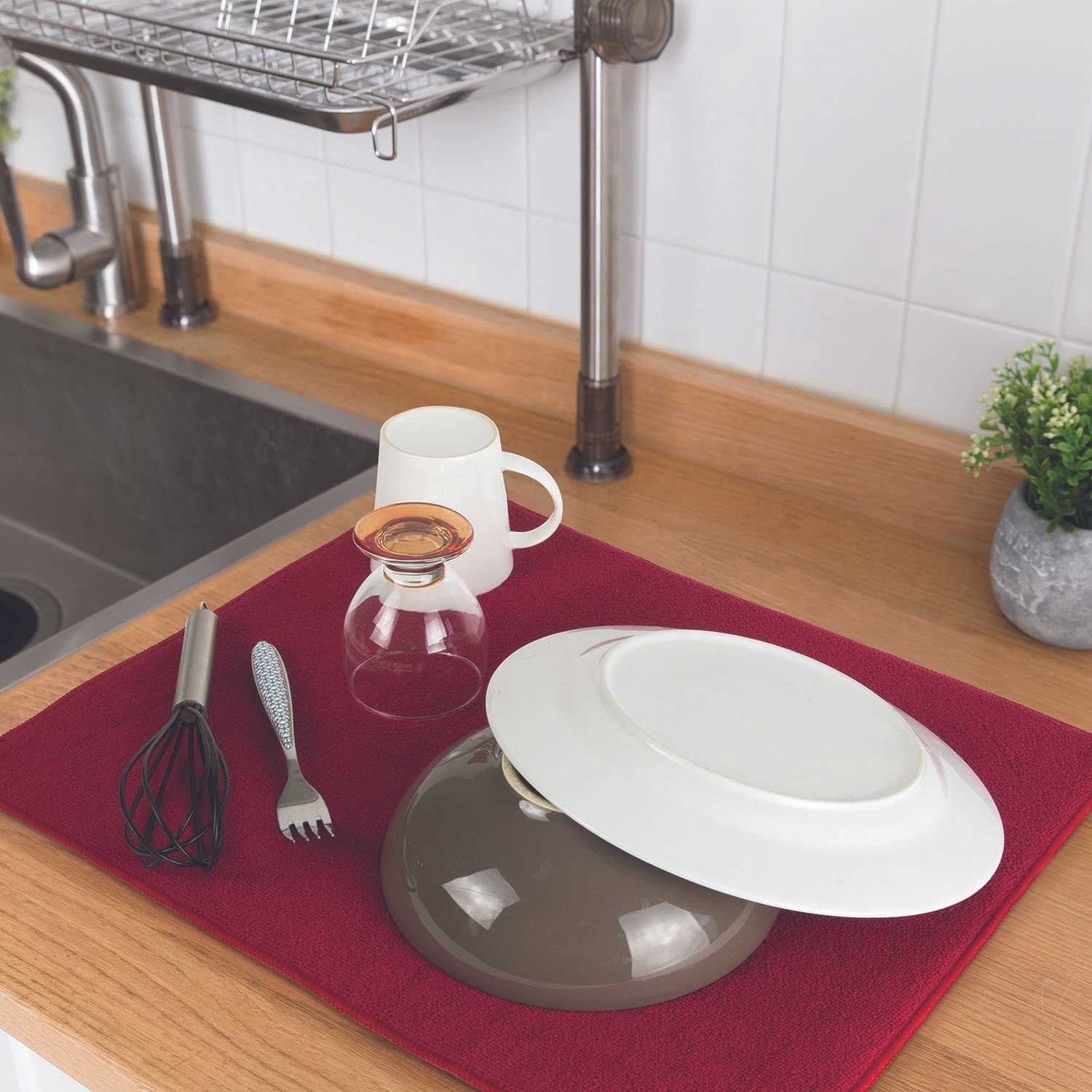 Stokomani Tapis d'Évier Ultra-Absorbant Cuisine