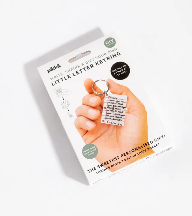 Pikkii kit porte-clés lettre personnalisé plastique fou