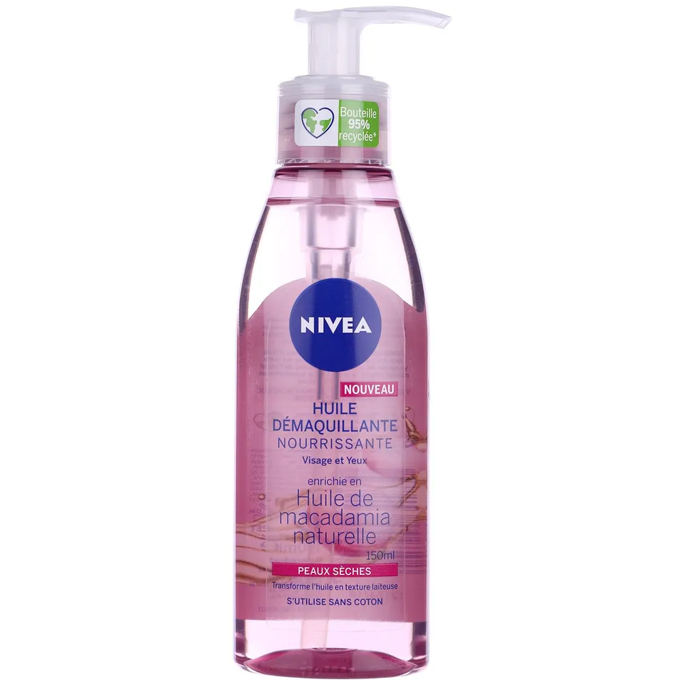 Nivea huile démaquillante nourrissante visage