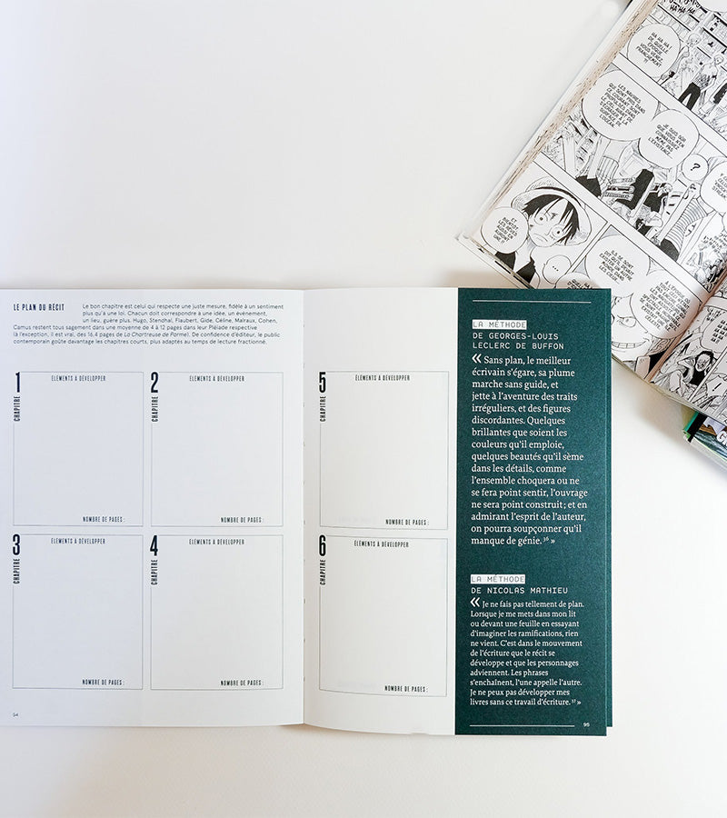 L'avant gardiste Carnet pour un Roman carnet écriture made in France