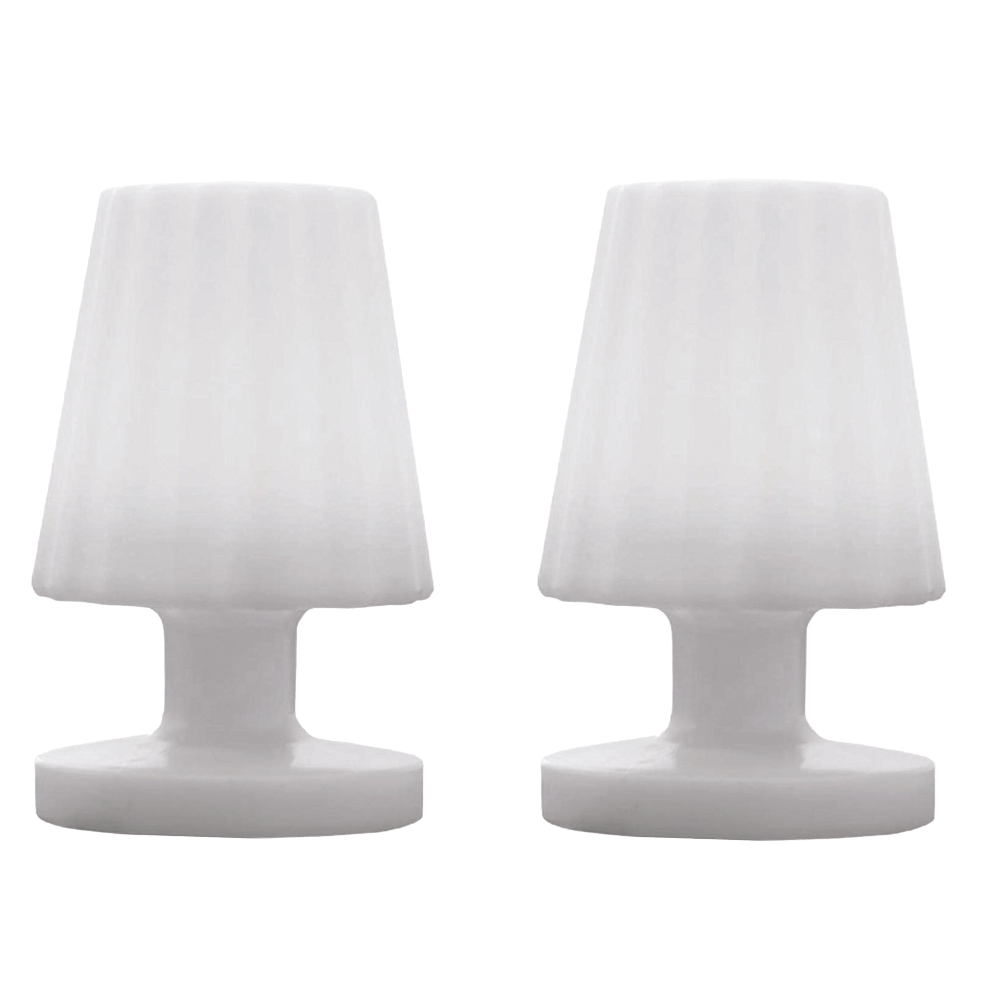 Red Deco Lady Mini H22cm lampe à poser lot de 2 blanc chaud