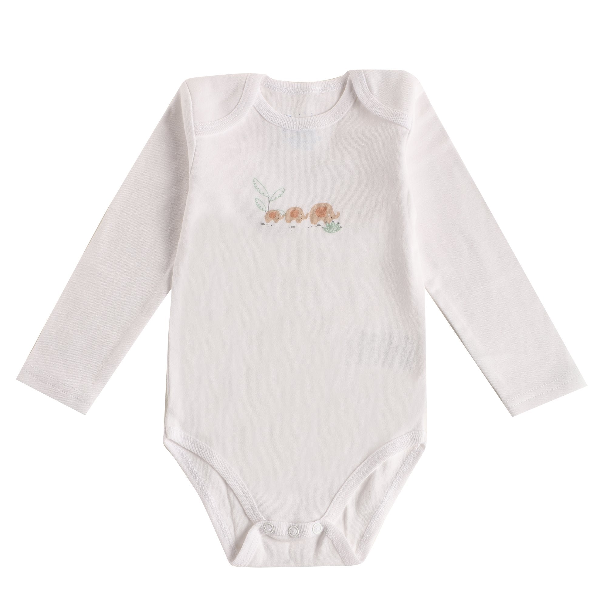 Stokomani Lot 7 bodies bébé blanc 3/23 mois