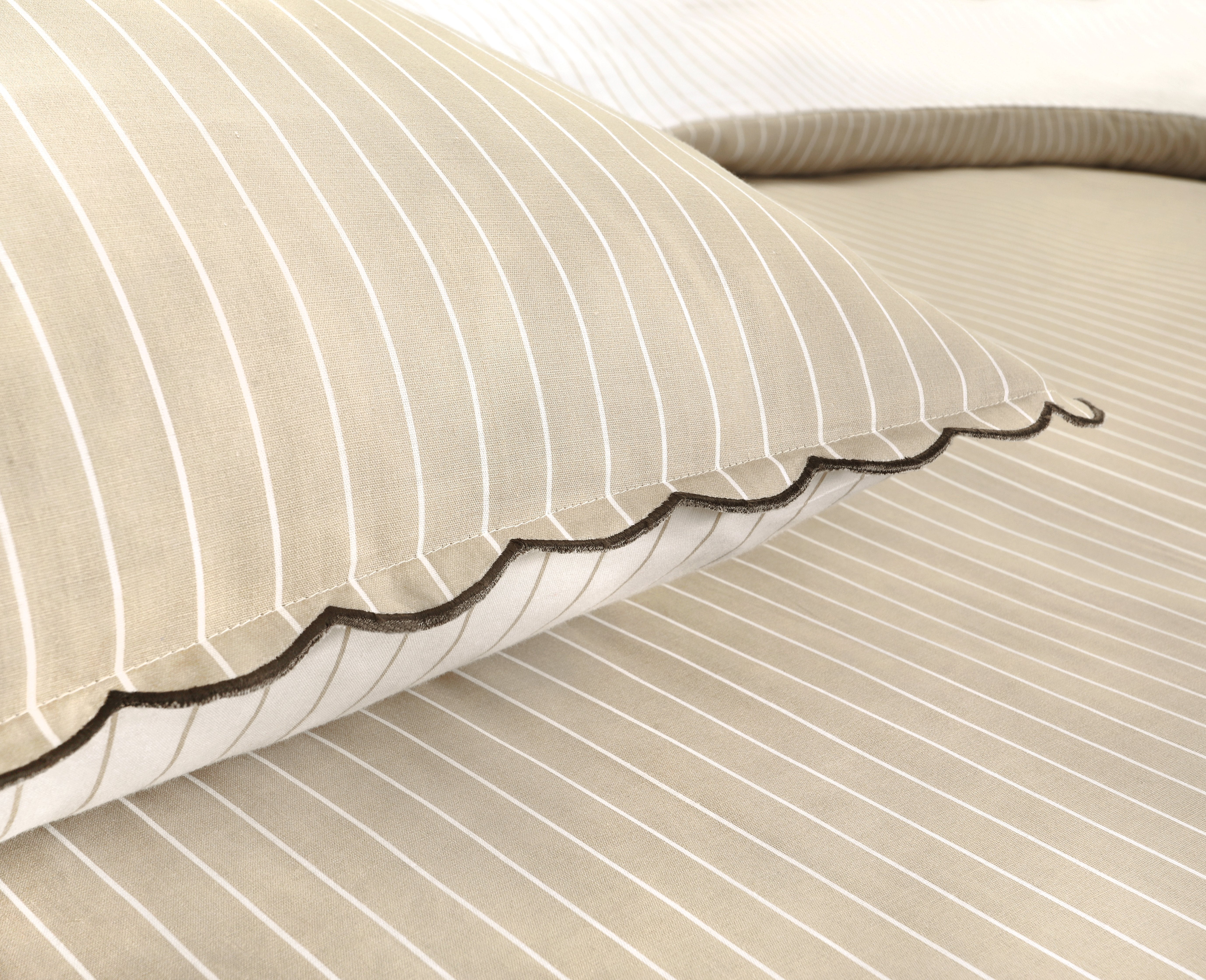 Stokomani Maison Parure housse de couette 240x220 Beige