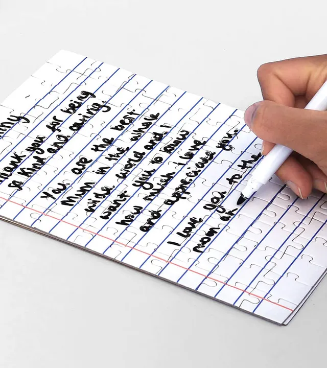 L'avant gardiste Fun & Jeux Puzzle personnalisé puzzle lettre