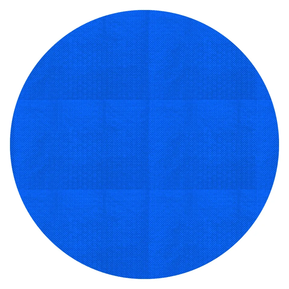 ECD Germany Garten bâche solaire piscine ronde bleue Ø 600 cm
