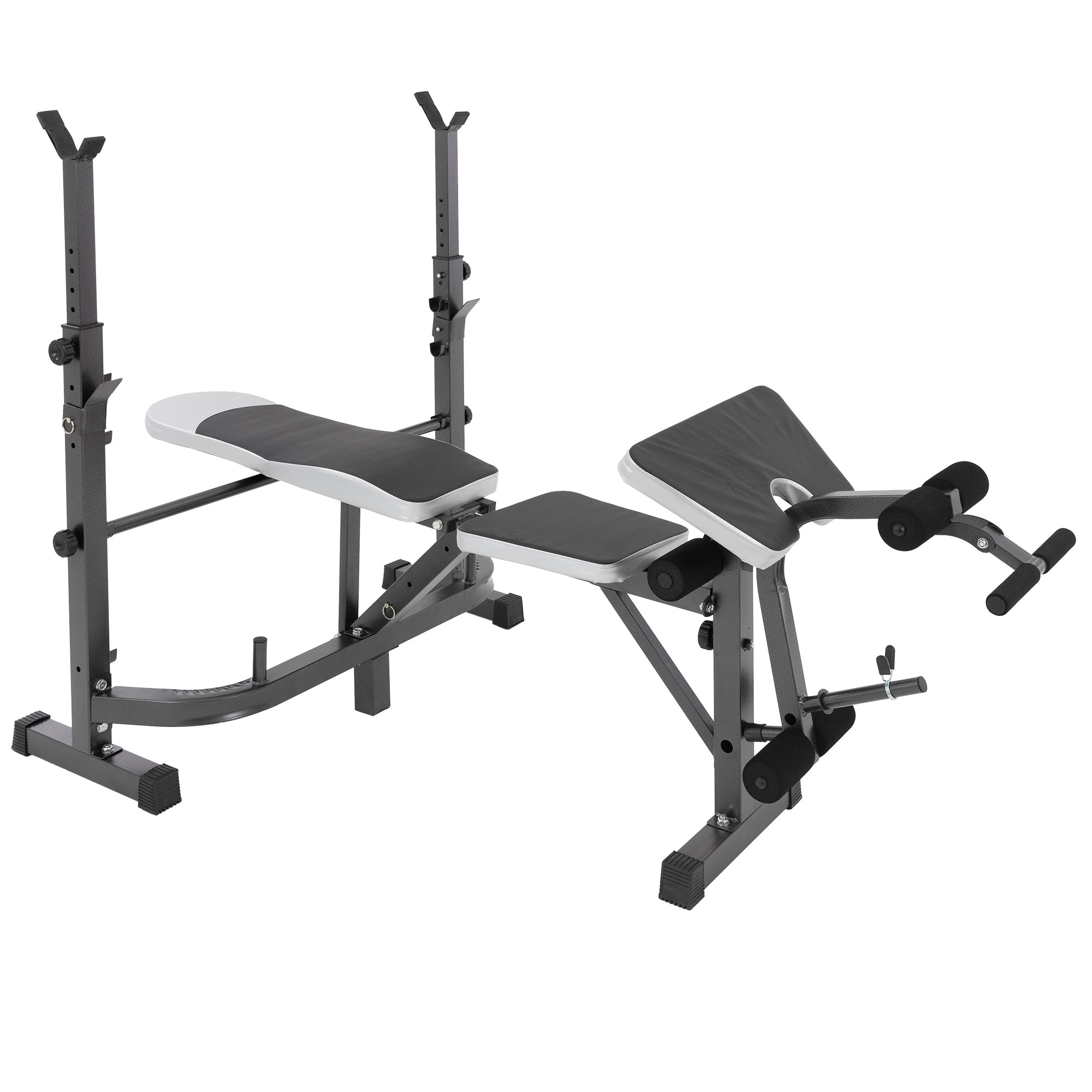 ECD Germany Sport & Freizeit banc de musculation anthracite 255 kg