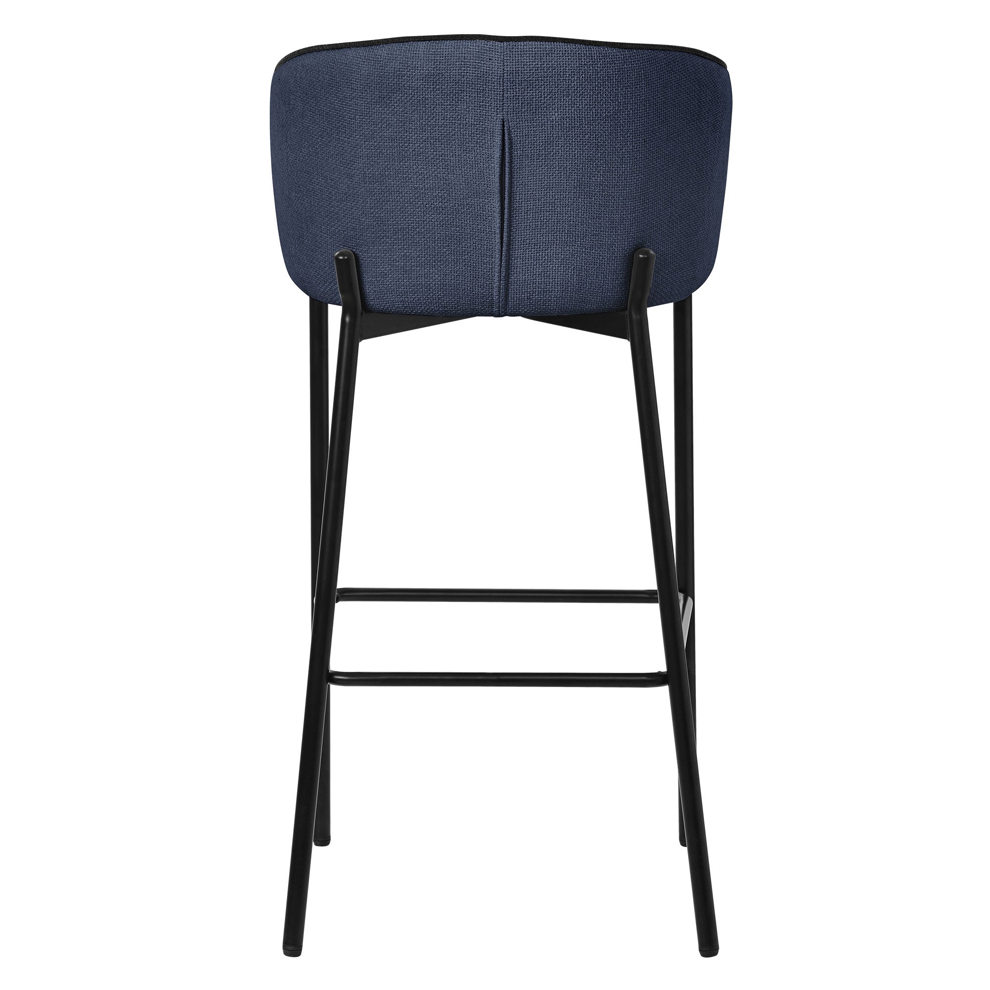 ECD Germany ML-Design tabouret de bar bleu foncé lot de 2