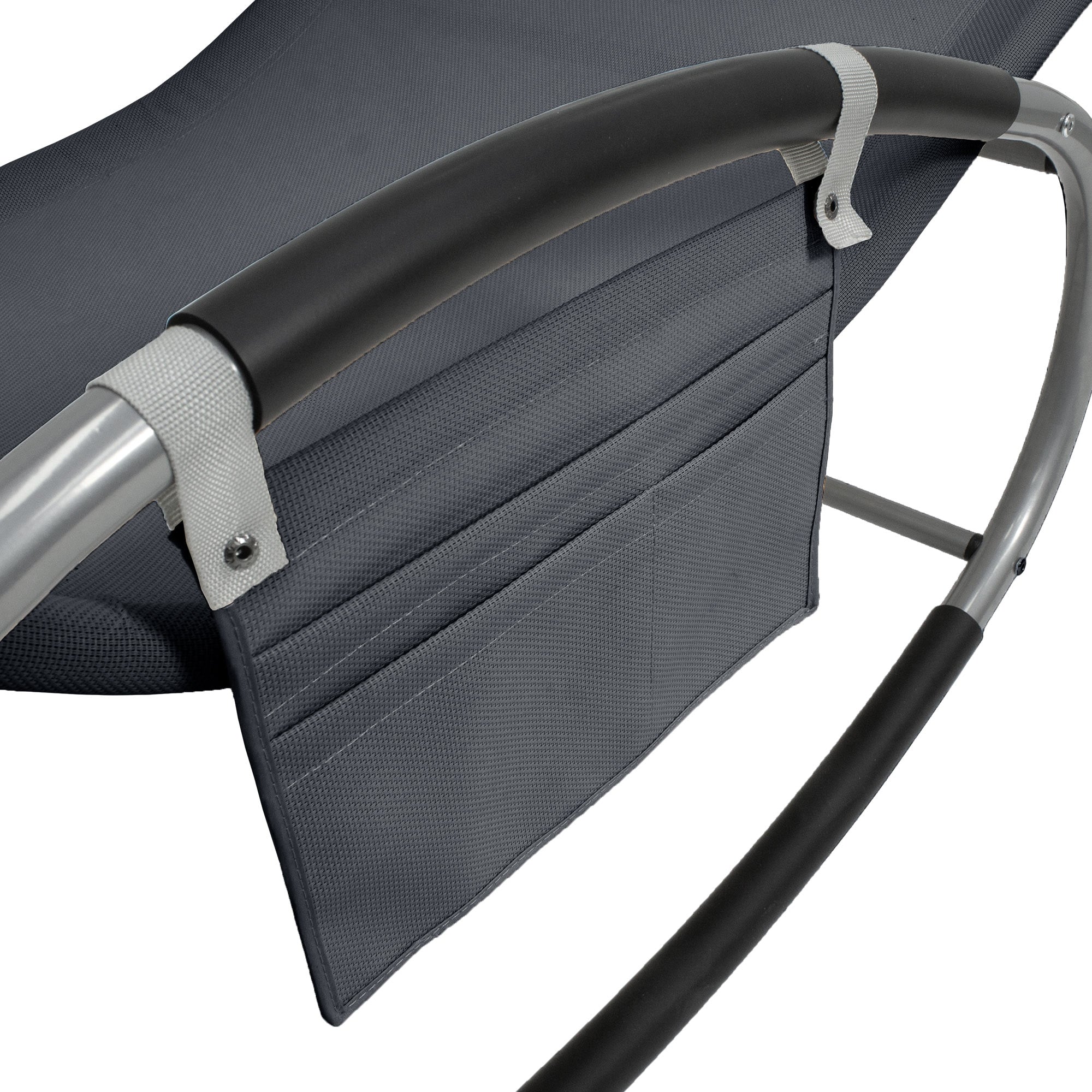 ML-Design Lot 2 transats anthracite + coussin 89.66€