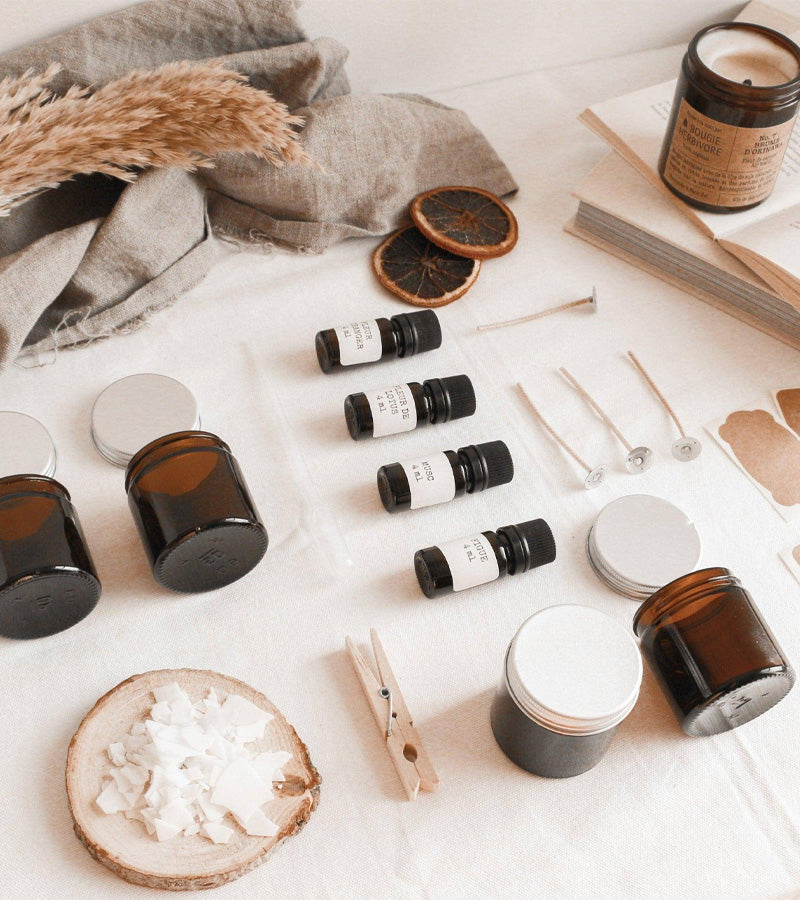 L'avant gardiste Box DIY bougies boisées à faire soi-même