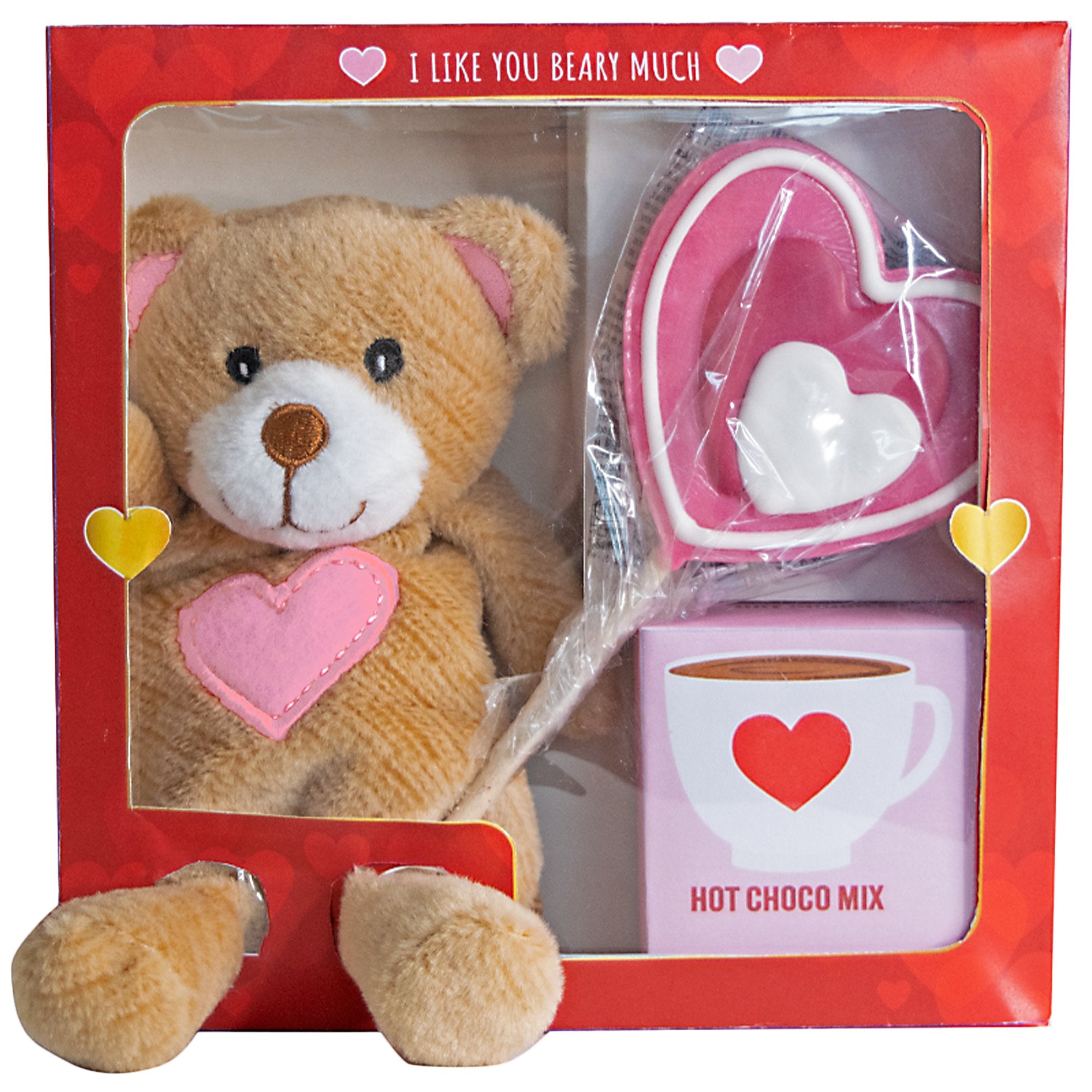 Lovely Coffret coffret cadeau peluche sucette 75g chocolat