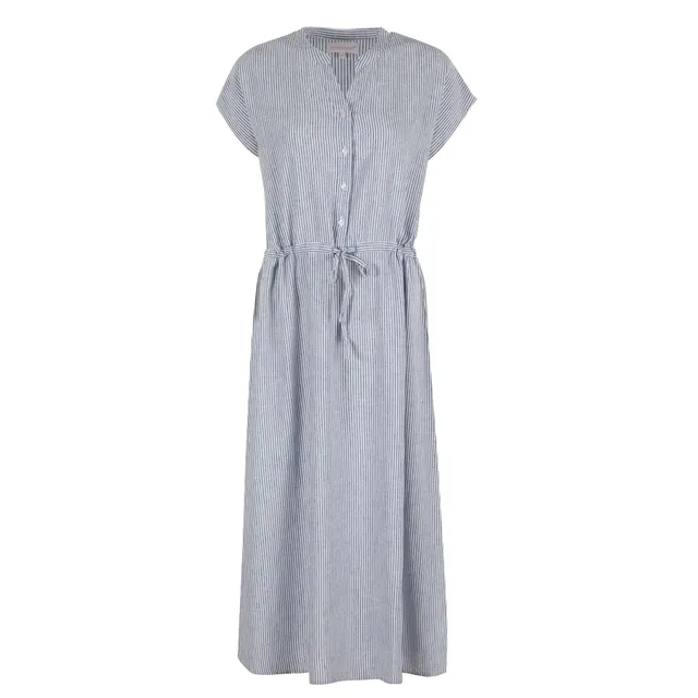 Robe longue bleue femme fluide taille 34 au 42