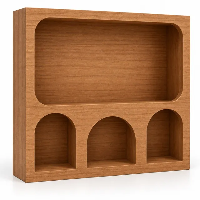 Stokomani Déclic Home Étagère niche MDF 55x9x50 cm