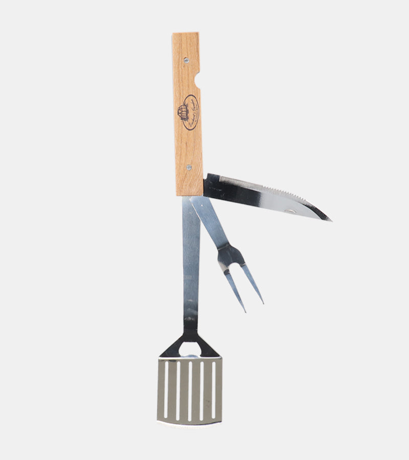 L'avant gardiste Outdoor ustensile barbecue 4 en 1 pliable