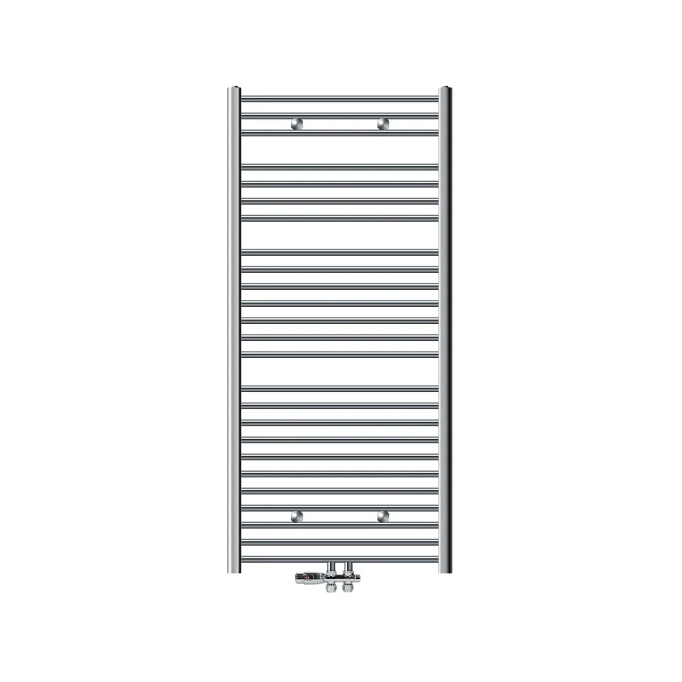 ECD Germany Radiateur salle de bain chrome droit 750x1500 mm