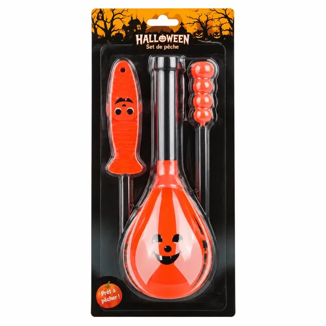 Kit sculpture citrouille Halloween plastique 13 cm