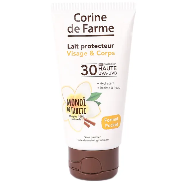 Stokomani Lait protecteur visage et corps SPF 30 poche protection moyenne