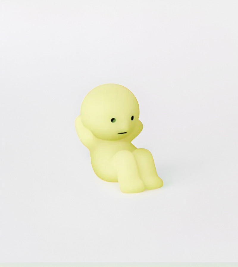 L'avant gardiste Smiski Exercising figurine fluorescente sport