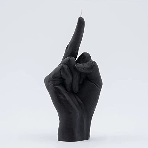 Shop-Story Middle Finger Candle bougie doigt d'honneur noire cire soja