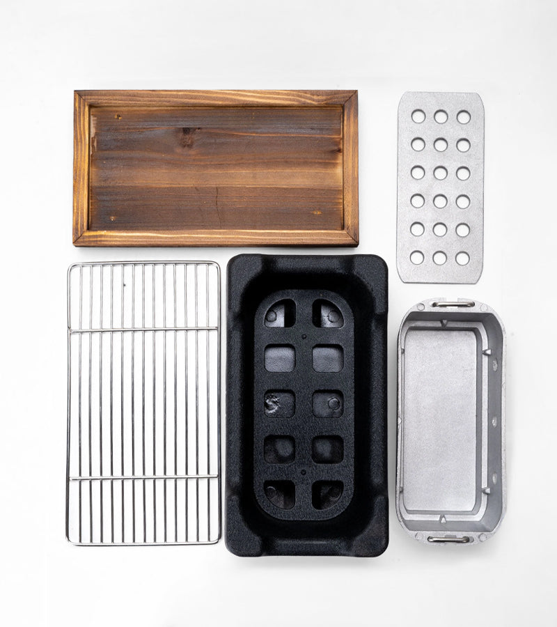 L'avant gardiste barbecue japonais authentique de table portable