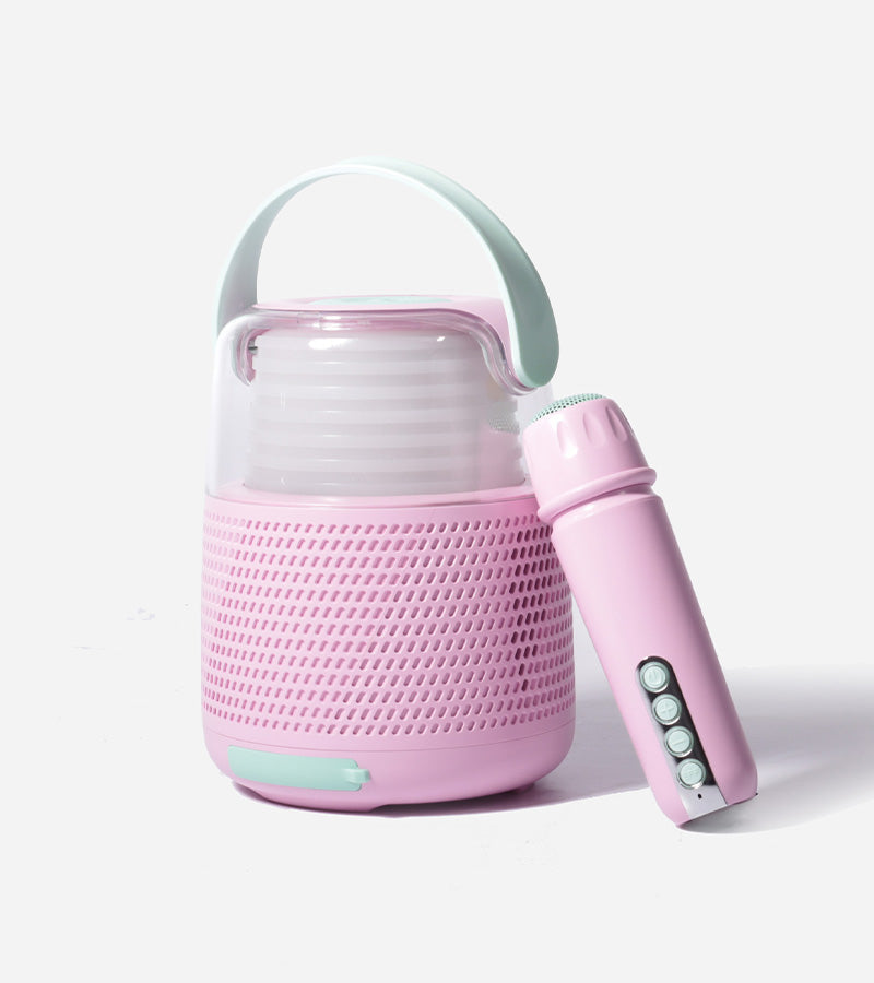 L'avant gardiste High-tech Enceinte micro karaoké bleue