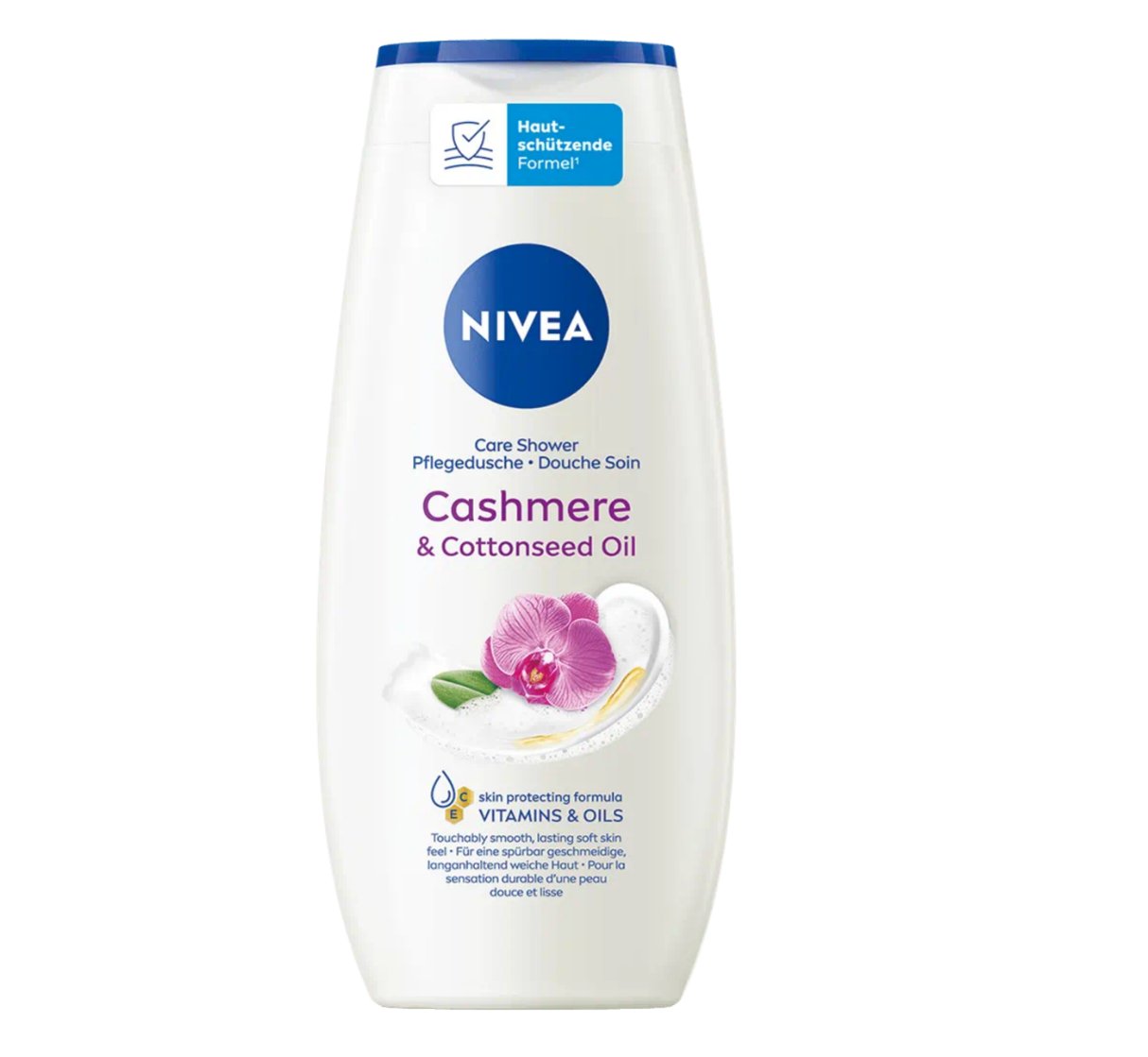Nivea gel douche soin cachemire huile coton