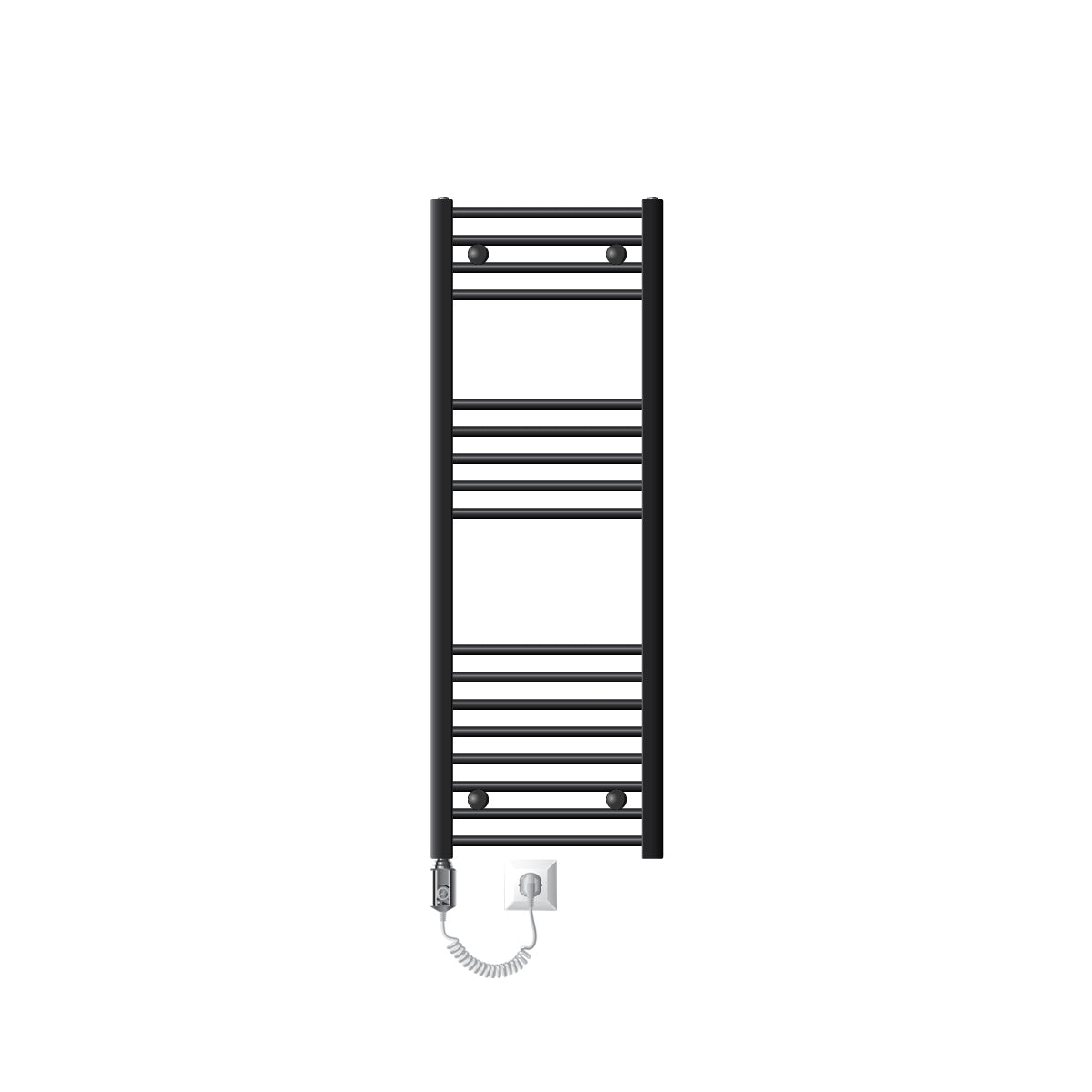 LuxeBath Sèche-serviettes électrique 900W 40x120 cm anthracite