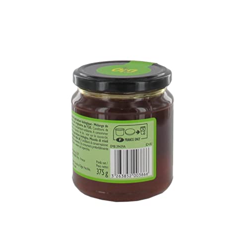 Leader Price Miel de fleurs Bio pot 375 g crémeux
