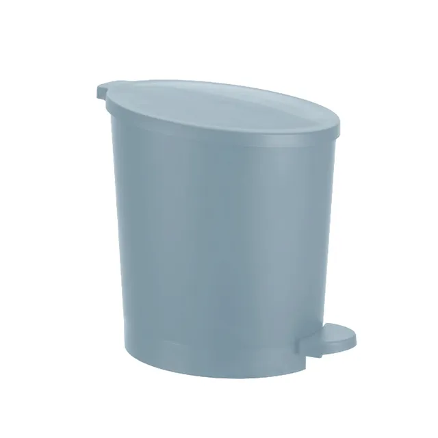 Stokomani poubelle à pédale 4L bleue salle de bain
