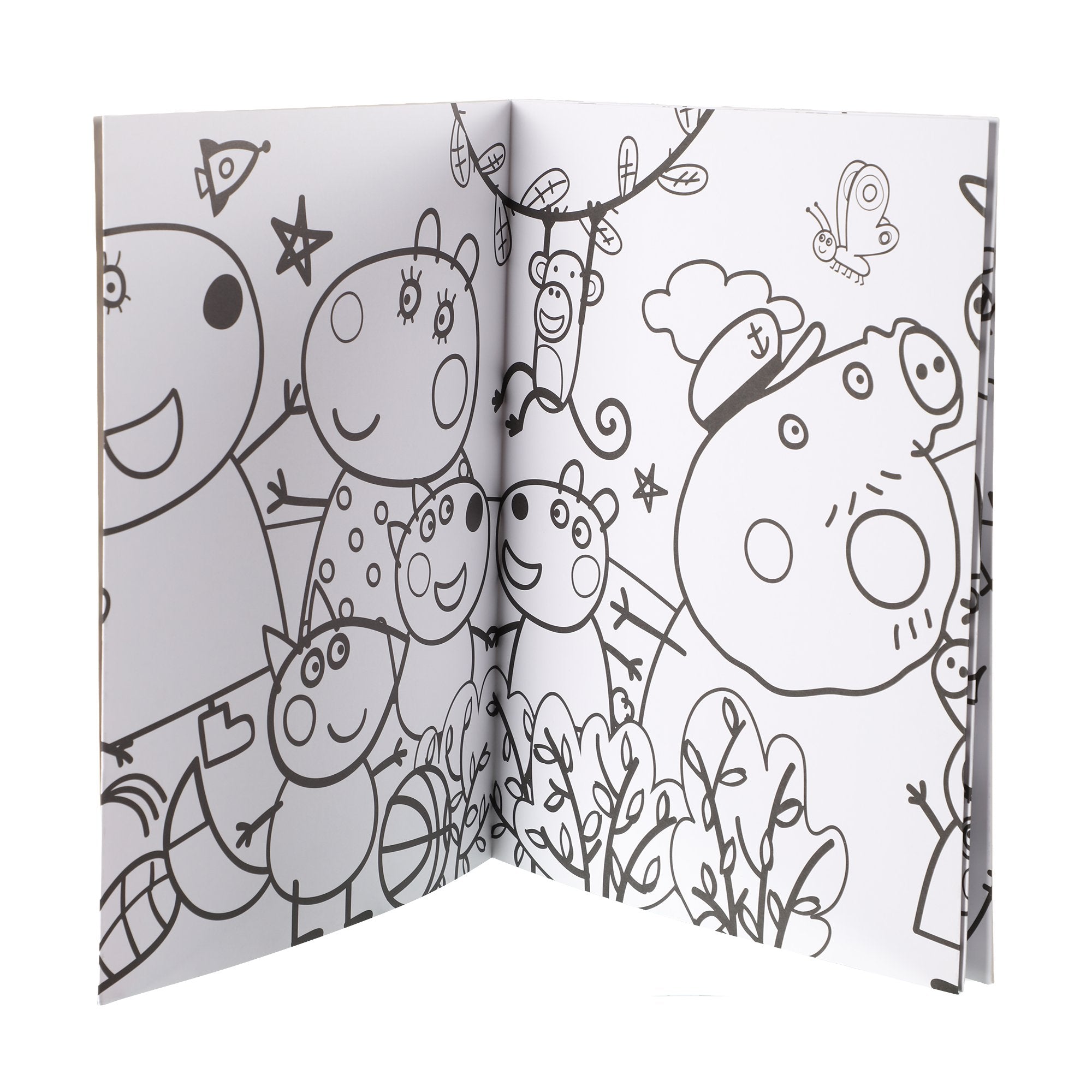 Peppa Pig Frise à colorier 2 mètres géante