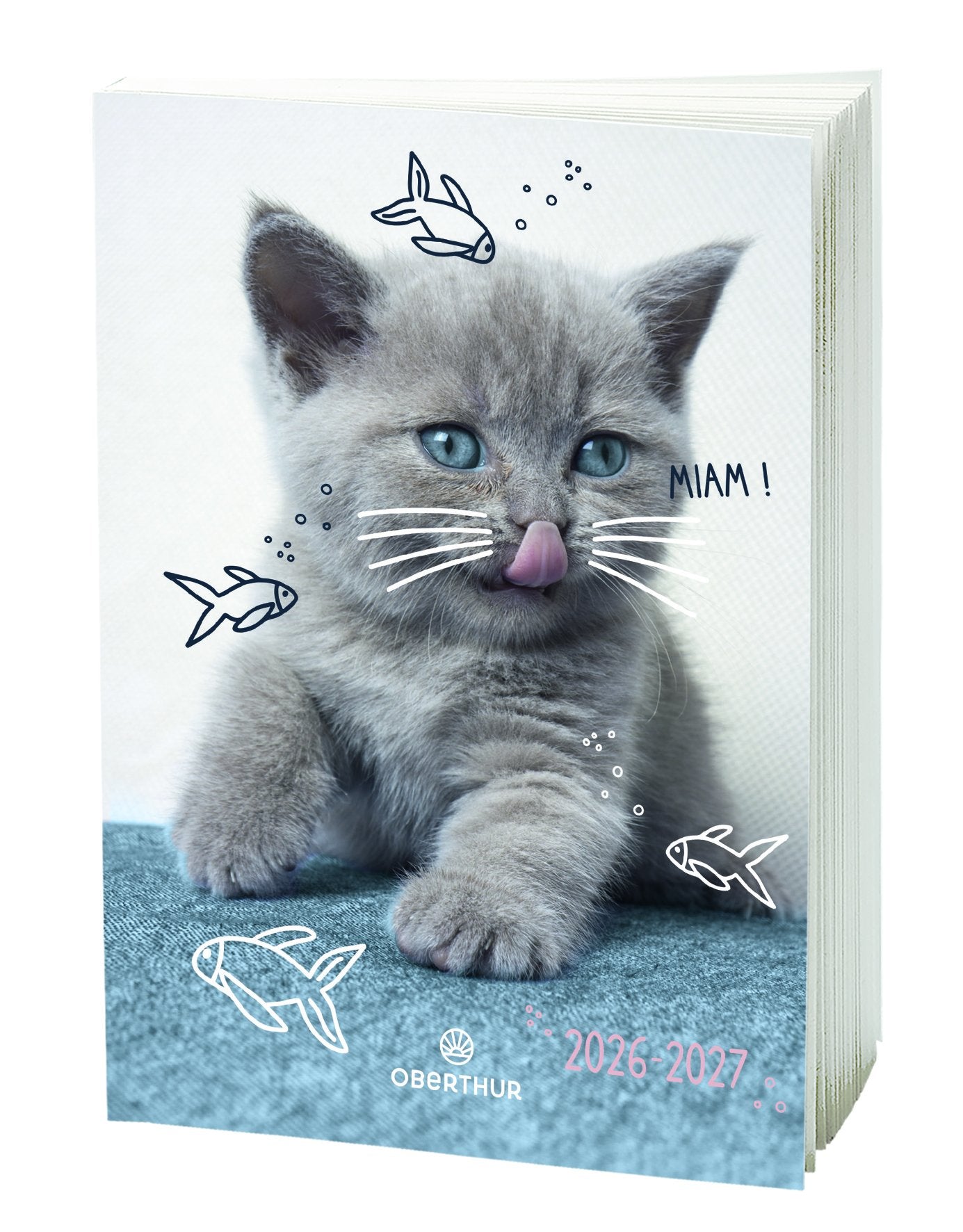 Stokomani Scolaire agenda chaton 2026-2027