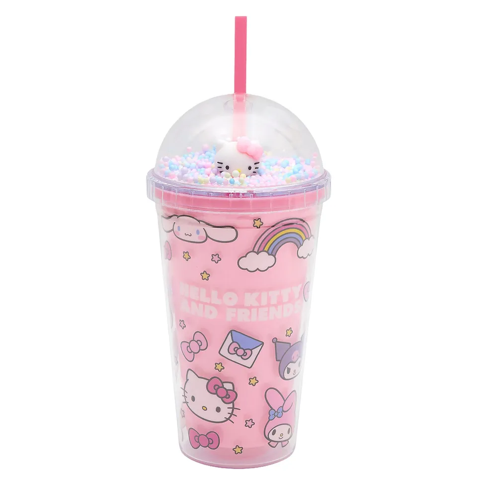 Hello Kitty Starcup gobelet transport 45 cl avec paille