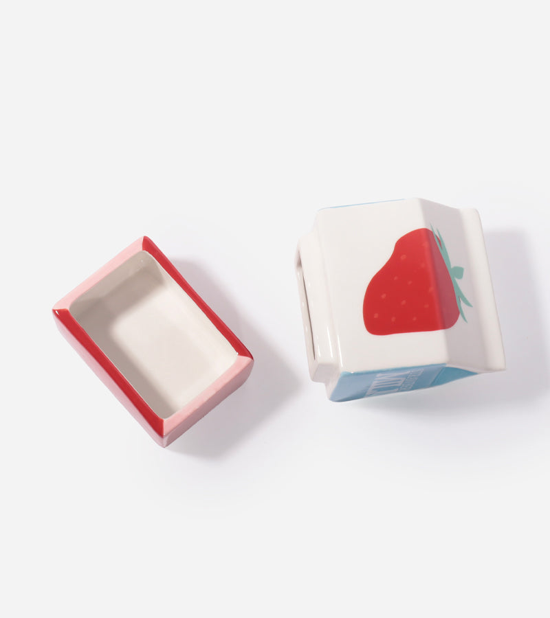 L'avant gardiste boîte à bijoux brique de lait fun
