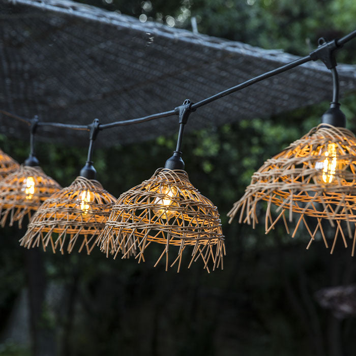 Red Deco Hawaii Light 6m guirlande lumineuse 10 LED bohème