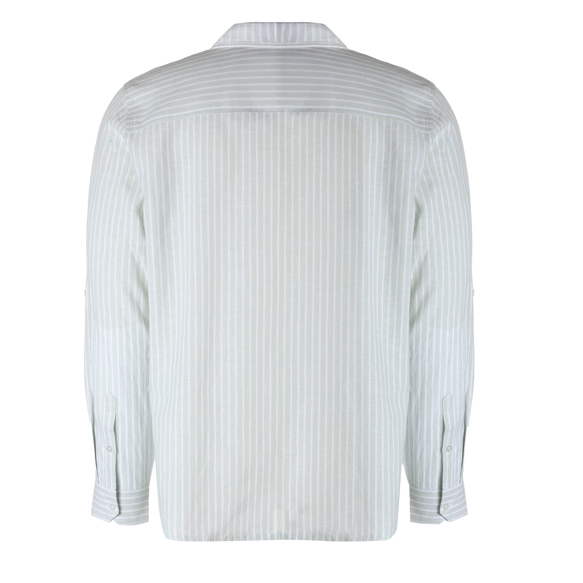 Stokomani Mode chemise col mao verte homme taille M