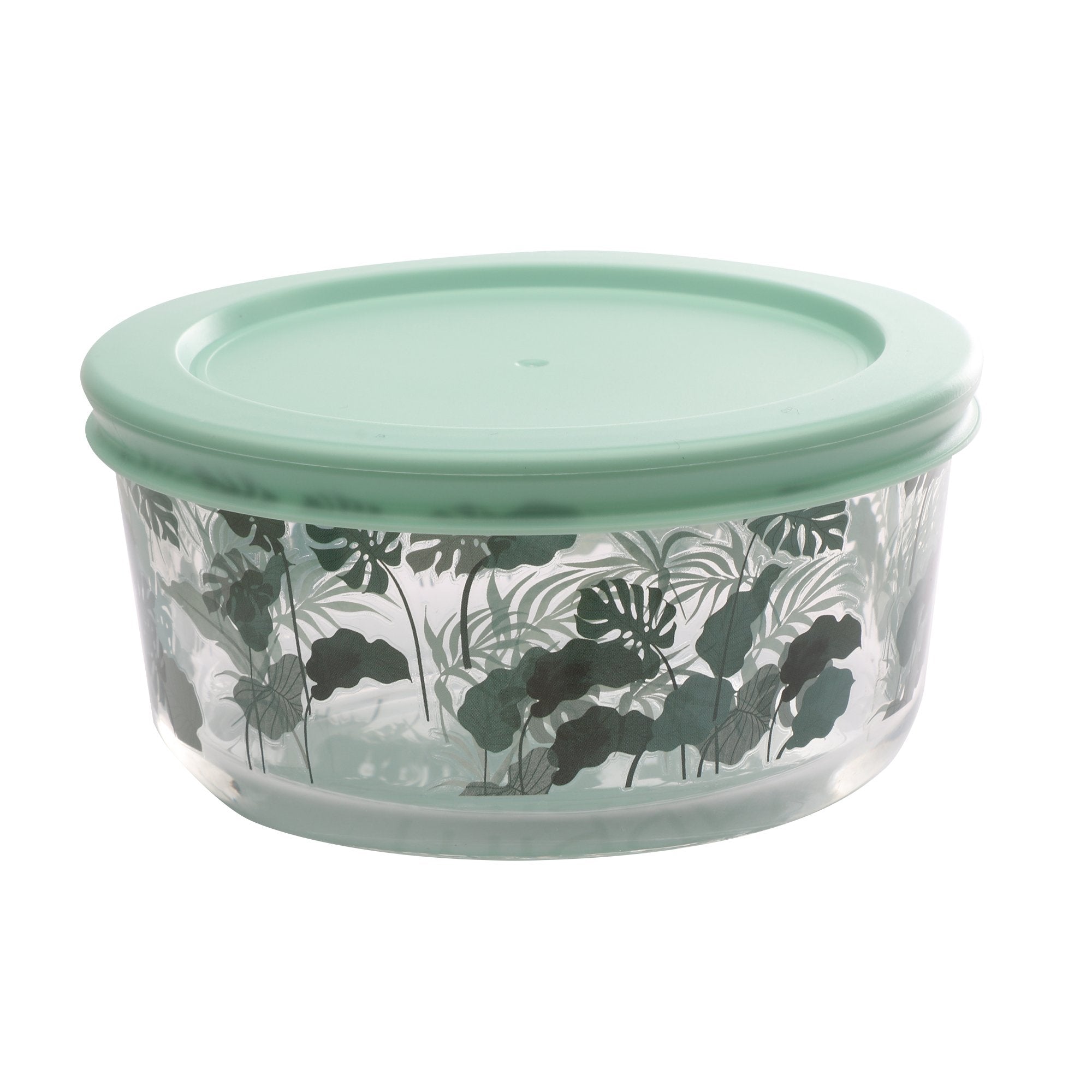 Stokomani Maison lot 3 boîtes conservation verre vert