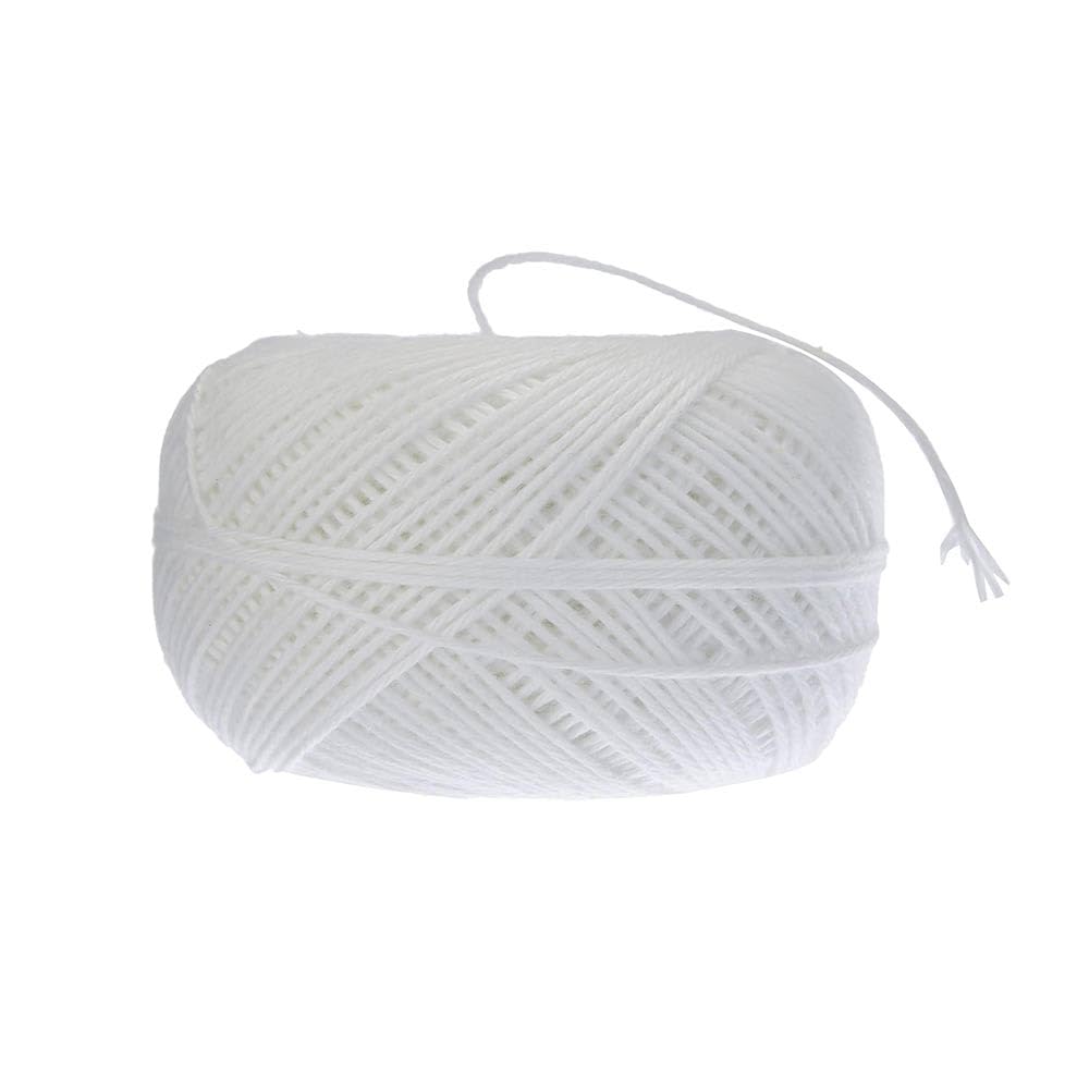 Shop-Story Ficelle Alimentaire Polyester Blanc 100 Mètres
