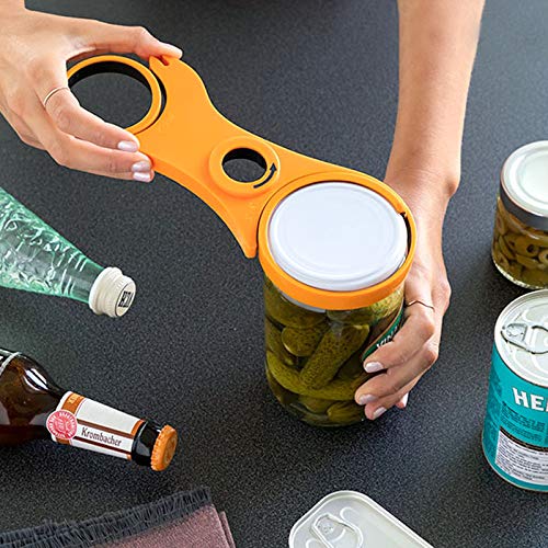 Shop-Story Ouvre-boîte 5 en 1 universel bocaux bouteilles