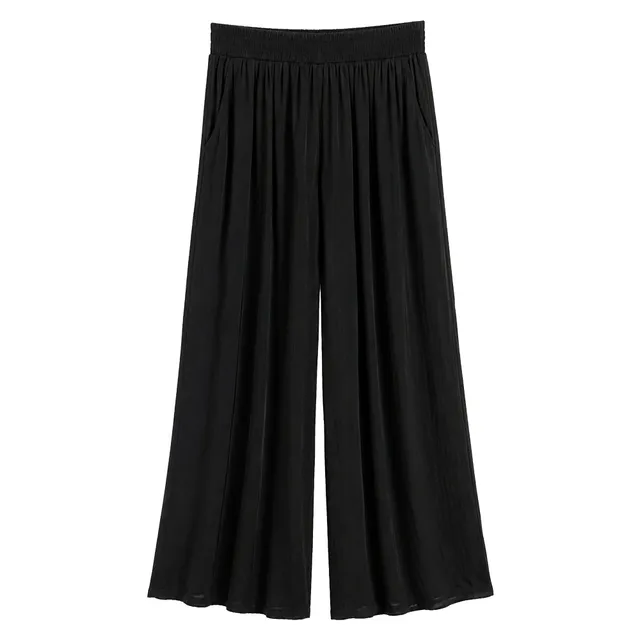 Stokomani Mode pantalon large fluide noir femme M
