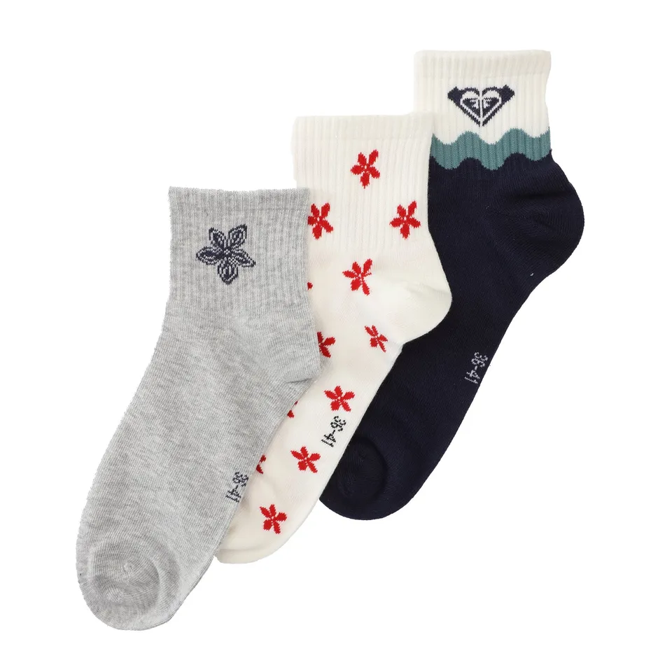 Stokomani 3 paires de chaussettes bleu TU coton quotidien