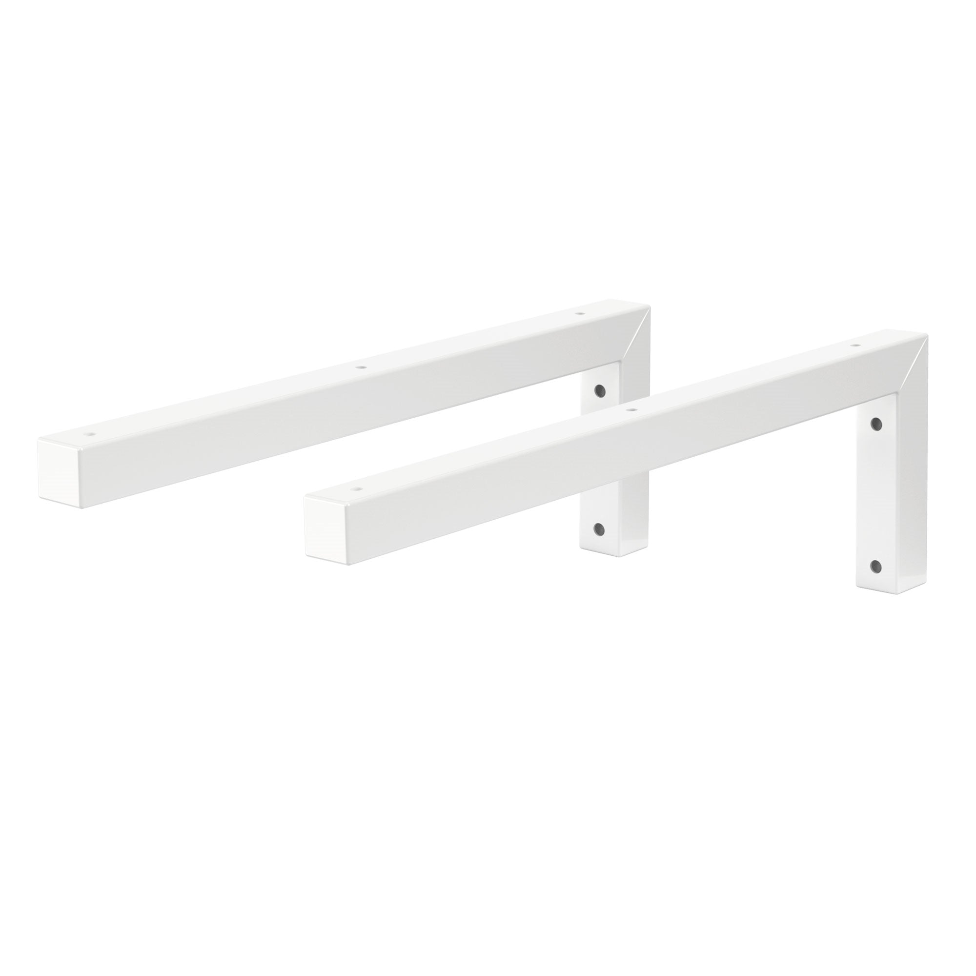 ML-Design console murale acier noir lot 2 300x150 mm vasque