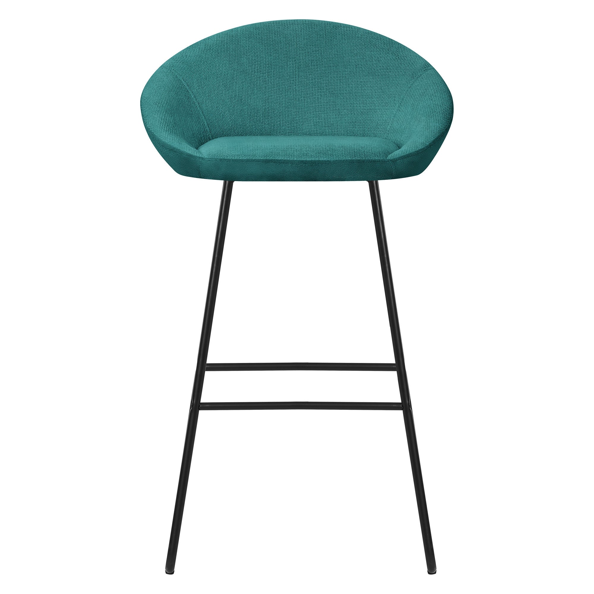 ECD Germany Möbel Tabouret bar pétrole Lot 2 56x94x50 cm