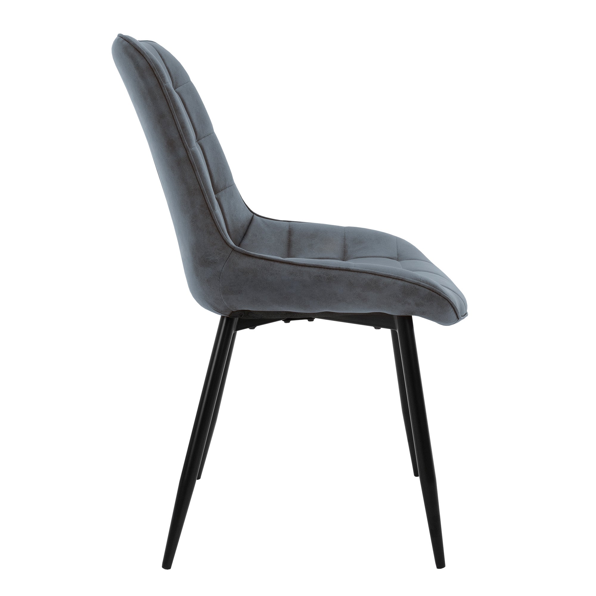 ML-Design Chaise salle à manger similicuir anthracite lot 4