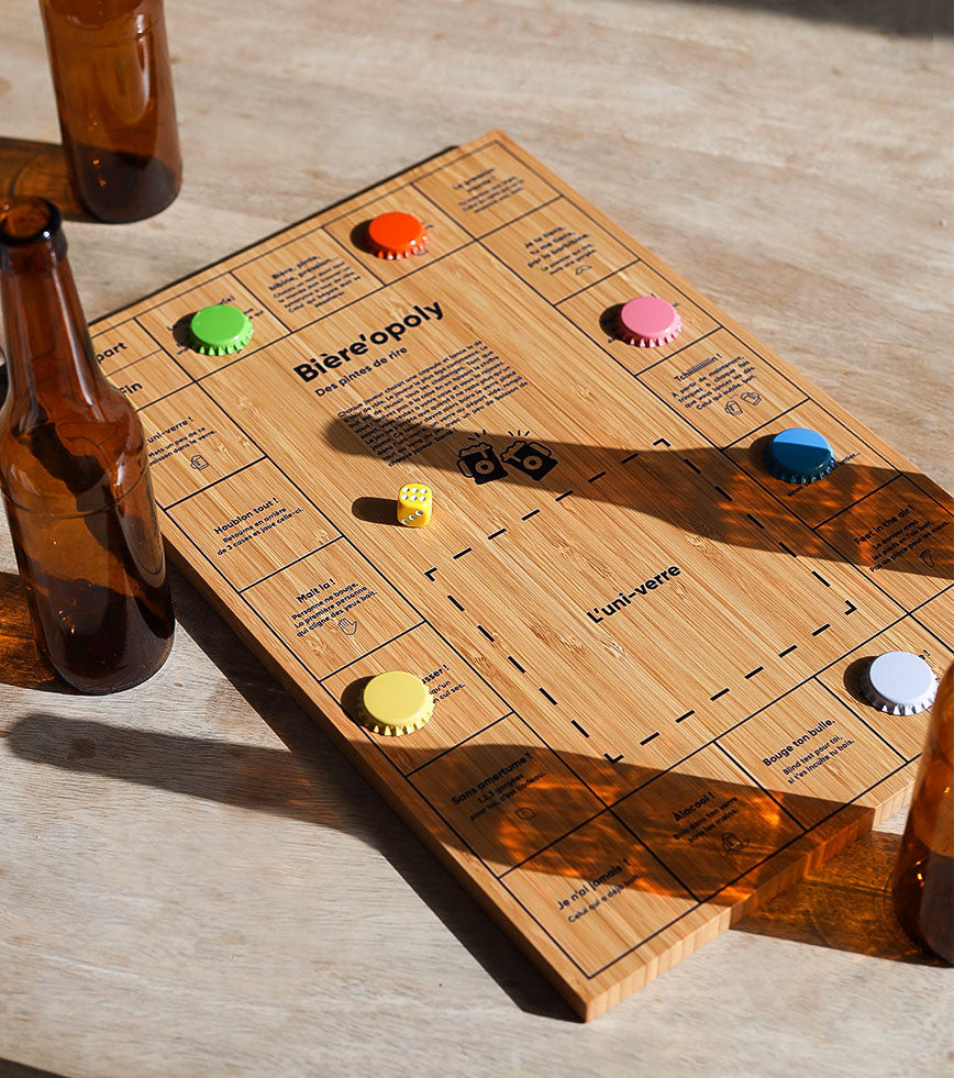 L'avant gardiste Bière'opoly jeu apéro plateau défis