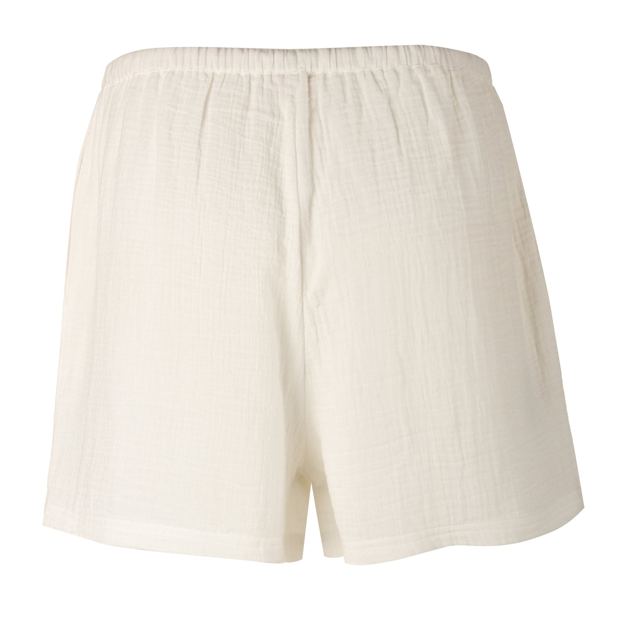 Stokomani Mode short gaze de coton blanc femme été taille 38