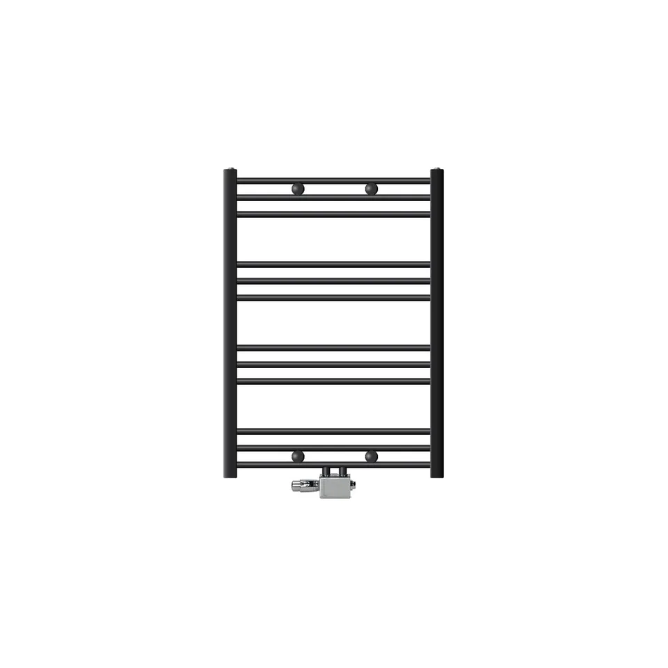 ECD Germany Heizungen sèche-serviettes anthracite 75x80 cm droit